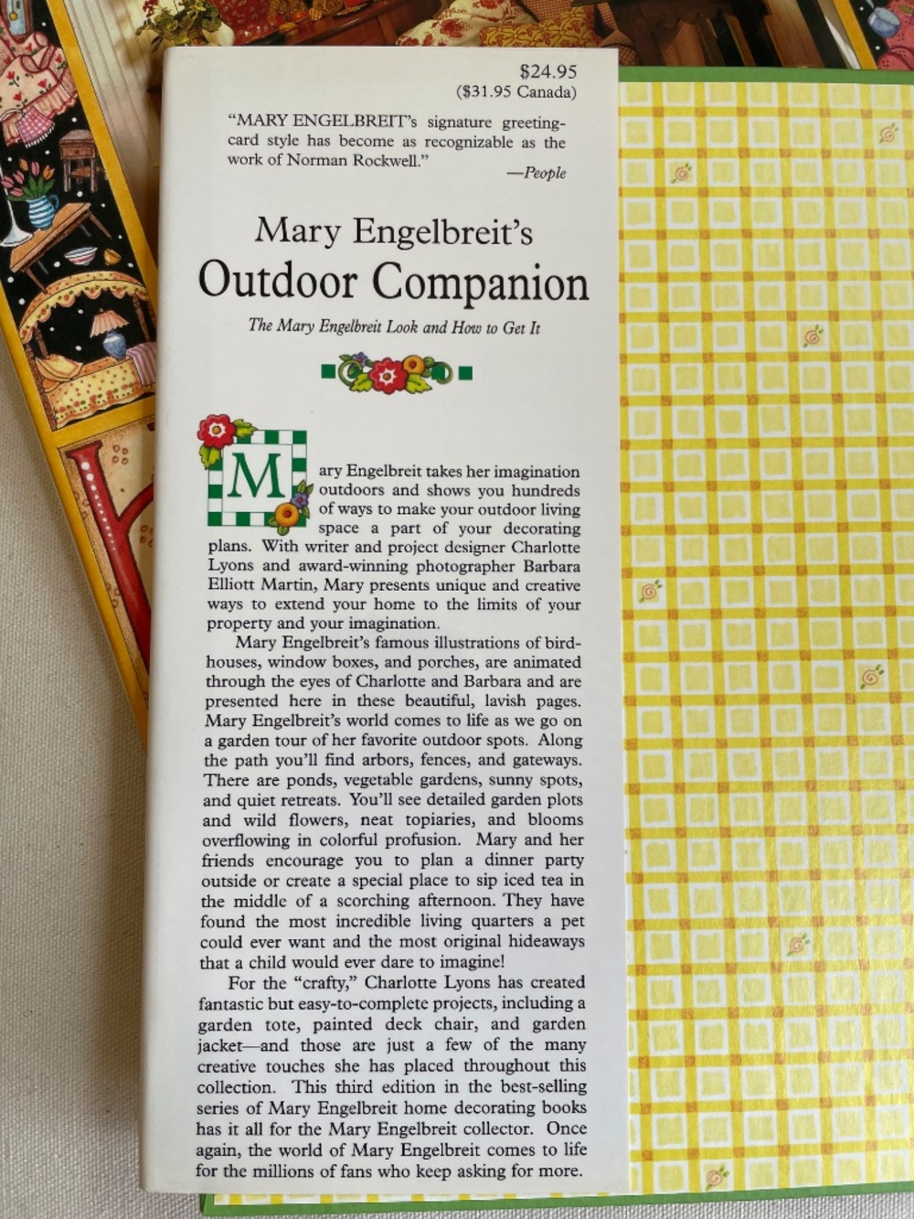 PRICE DROP! Mary Engelbreit's Outdoor Companion - 1996 Vintage Book - Picture 6 of 7